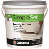Pre-Mixed Ceramic Tile Thin-Set Mortar, White, Gallon