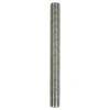 Lamp Nipple, Zinc-Plated, 1/8 IP, 4-In.