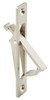 Pocket Door Flush Edge Pull, Satin Nickel