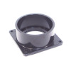 RV Slip Socket, Black Plastic, 3 In.