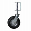 Shepherd Hardware 8 In. Black Flat-Free Universal Swivel Gate Caster