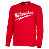 Heavy-Duty Long-Sleeve T-Shirt, Red, L