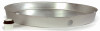 Water Heater Pan With Fitting, Aluminum, 26 x 2.25 In.