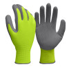 Work Gloves, Latex Honeycomb, Hi-Viz Yellow, Men's XL