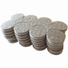 Self Adhesive Felt Pads, 1-In., Round, Gray, Extra Heavy-Duty, 48-Pk