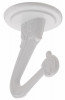 Swag Hooks, White, 1-1/2 In., 2-Pk.