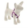 Step-In Puppy & Small Dog Harness, Reflective Pink Paws Pattern, 1/2 x 12 - 18-In.