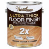 Ultra Thick Polyurethane Floor Finish, Satin, Water-Based, 1-Gallon (2 pieces)