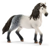 White & Black Andalusian Mare Toy Animal Figure, Ages 3 & Up (5 pieces)