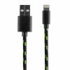 USB Lightning Braided Charging Cable, 9-Ft.