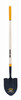 Round Point Digging Shovel, Long Wood Handle