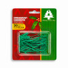 Christmas Ornament Hangers, Green, 2-1/2-In., 50-Ct.
