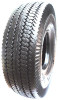 Wheelbarrow Tire, Sawtooth Tread, 4.10/3.50-4 In.