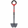 Root Slayer Edger, Inverted V Cutting Blade, O-Handle Grip