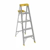 Werner 5 Ft. Aluminum Step Ladder with 250 Lb. Load Capacity Type l Ladder Rating