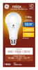 LED HD Relax 3-Way Light Bulb, A21 Medium Base, Soft White, 8/15/23 Watt