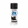 Painter's Touch 2X Spray Paint, Semi-Gloss Black, 12-oz.
