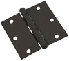 Door Hinge, Interior, Square-Edge, Oil-Rubbed Bronze, 3-1/2 In.