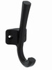 Powell Angled Wall Hook, Matte Black