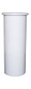 Flanged Kitchen Drain Tailpiece, White PVC, 1-1/2 O.D. x 12 In.