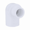 Schedule 40 Reducing Pipe Elbow, 90 Degrees, White, 1 x 1/2 In.