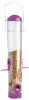 Wild Bird & Finch Tube Feeder, Assorted Colors, 1.25-Lb.