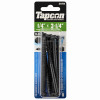 1/4" X 3-1/4" HEX HEAD BLACK SCREW ANCHOR 8-Ct.