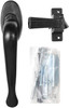 Pull Handle Door Latch, Black
