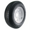 Loadstar Karrier Radial Trailer Tire & 5-Hole Custom Spoke Wheel (5/4.5), 205/75R-14 LRC