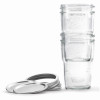 Nesting Mason Canning/Drinkware Jars with Lids, Wide Mouth, Pint, 4-Pk.