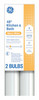 Linear Fluorescent Bulbs, Warm White , T8, 32 Watts, 4 Ft., 2-Pk (6 pieces)
