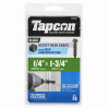 1/4" X 1-3/4" HEX HEAD BLACK SCREW ANCHOR 75-Ct.