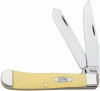 Trapper Knife, Stainless Steel/Amber Bone, 4-1/8-In. Closed