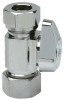 Chrome Straight Stop Valve, 5/8 x 7/16-In.