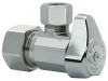 Chrome Angle Stop Valve, 5/8 x 1/2-In.