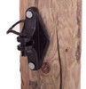Electric Fence Insulator, Wood Post Pinlock, With Nails, Black, 25-Pk.