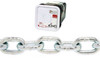 Blue-Krome Proof Coil Chain, 5/16 In. x 75 Ft.
