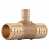 SharkBite 1 In. x 1 In. x 1/2 In. Barb Reducing Brass PEX Tee