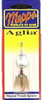 Spinner, Aglia, Silver/Brown Fly With Treble Hook