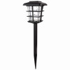 Large Solar Stake Lights, Black Metal/Plastic, 4-Pk.