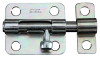 Door Barrel Bolt, Zinc, 2-1/2 In.