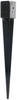 Mailbox & Fence Post Base Spike For 4 x 4 In. Post, Steel, 28 In.
