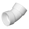 Schedule 40 DWV PVC 45-Degree Pipe Elbow, 1-1/2 In.