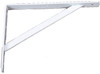 Shelf L-Bracket, White, 300mm, 12-In.