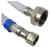 Flexible Poly Toilet Connector, 3/8 In. Compression x 7/8 In. Ballcock x 16 In.