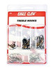 25-Pc. Short Shank Treble Fish Hook Assortment
