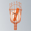Fruit Picker & 16 Ft. Extension Pole, Wire Basket