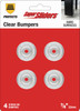 Super Sliders 7/8 In. Screw-on Furniture Wall Bumpers (4-Pack)