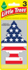 American Flag Car Air Freshener, Vanilla Scent, 3-Pk.