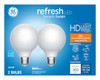 LED Refresh Light Bulbs, Daylight, 350 Lumens, 4.5 Watt, 2-Pk.